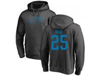 Men #25 Eric Reid Ash Football One Color Carolina Panthers Pullover Hoodie