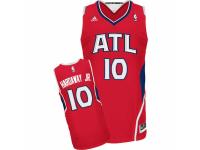 Men Adidas Atlanta Hawks #10 Tim Hardaway Jr. Swingman Red Alternate NBA Jersey