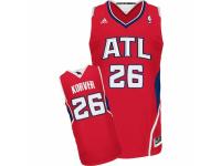 Men Adidas Atlanta Hawks #26 Kyle Korver Swingman Red Alternate NBA Jersey