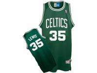 Men Adidas Boston Celtics #35 Reggie Lewis Swingman Green Throwback NBA Jersey