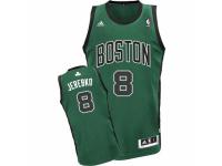 Men Adidas Boston Celtics #8 Jonas Jerebko Swingman Green (Black No.) Alternate NBA Jersey