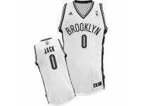 Men Adidas Brooklyn Nets #0 Jarrett Jack Swingman White Home NBA Jersey
