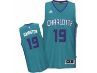 Men Adidas Charlotte Hornets #19 P.J. Hairston Swingman Light Blue Road NBA Jersey