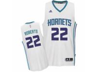 Men Adidas Charlotte Hornets #22 Brian Roberts Swingman White Home NBA Jersey