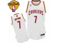 Men Adidas Cleveland Cavaliers #7 Mo Williams Swingman White Home 2016 The Finals Patch NBA Jersey