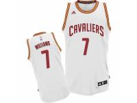 Men Adidas Cleveland Cavaliers #7 Mo Williams Swingman White Home NBA Jersey