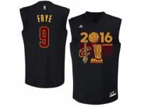 Men Adidas Cleveland Cavaliers #9 Channing Frye Authentic Black 2016 Finals Champions NBA Jersey