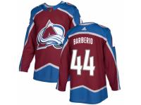 Men Adidas Colorado Avalanche 44 Mark Barberio Authentic Burgundy Red Home NHL Jersey