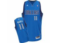Men Adidas Dallas Mavericks #11 Jose Barea Swingman Royal Blue Road NBA Jersey