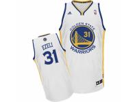 Men Adidas Golden State Warriors #31 Festus Ezeli Swingman White Home NBA Jersey