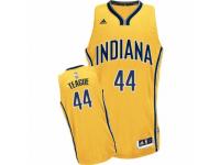 Men Adidas Indiana Pacers #44 Jeff Teague Swingman Gold Alternate NBA Jersey