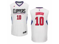 Men Adidas Los Angeles Clippers #10 Brice Johnson Swingman White Home NBA Jersey