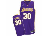 Men Adidas Los Angeles Lakers #30 Julius Randle Swingman Purple Road NBA Jersey