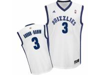 Men Adidas Memphis Grizzlies #3 Shareef Abdur-Rahim Swingman White Home NBA Jersey