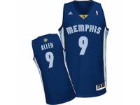 Men Adidas Memphis Grizzlies #9 Tony Allen Swingman Navy Blue Road NBA Jersey