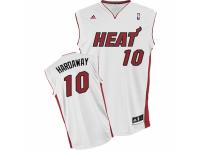 Men Adidas Miami Heat #10 Tim Hardaway Swingman White Home NBA Jersey