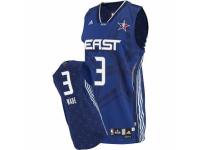 Men Adidas Miami Heat #3 Dwyane Wade Swingman Blue 2010 All Star NBA Jersey
