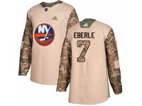 Men Adidas New York Islanders #7 Jordan Eberle Camo Veterans Day Practice NHL Jersey