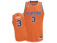 Men Adidas New York Knicks #3 John Starks Swingman Orange Alternate NBA Jersey