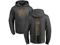 Men Adidas NHL Vegas Golden Knights #28 William Carrier One Color Backer Charcoal Pullover Hoodie Adidas