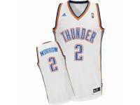 Men Adidas Oklahoma City Thunder #2 Anthony Morrow Swingman White Home NBA Jersey