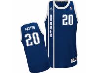 Men Adidas Oklahoma City Thunder #20 Gary Payton Swingman Navy Blue Alternate NBA Jersey