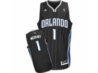 Men Adidas Orlando Magic #1 Tracy Mcgrady Swingman Black Alternate NBA Jersey