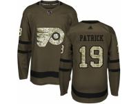 Men Adidas Philadelphia Flyers #19 Nolan Patrick Green Salute to Service NHL Jersey