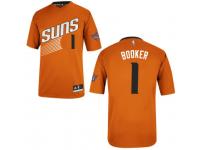 Men Adidas Phoenix Suns #1 Devin Booker Swingman Orange Alternate NBA Jersey