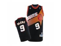 Men Adidas Phoenix Suns #9 Dan Majerle Swingman Black Throwback NBA Jersey