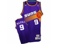Men Adidas Phoenix Suns #9 Dan Majerle Swingman Purple Throwback NBA Jersey