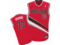 Men Adidas Portland Trail Blazers #23 Allen Crabbe Swingman Red Alternate NBA Jersey