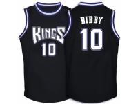 Men Adidas Sacramento Kings #10 Mike Bibby Swingman Black Throwback NBA Jersey