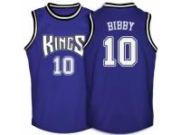 Men Adidas Sacramento Kings #10 Mike Bibby Swingman Purple Throwback NBA Jersey