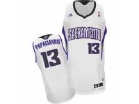Men Adidas Sacramento Kings #13 Georgios Papagiannis Swingman White Home NBA Jersey