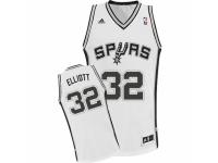 Men Adidas San Antonio Spurs #32 Sean Elliott Swingman White Home NBA Jersey