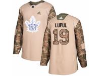 Men Adidas Toronto Maple Leafs #19 Joffrey Lupul Camo Veterans Day Practice NHL Jersey