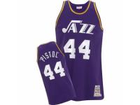 Men Adidas Utah Jazz #44 Pete Maravich Swingman Purple Pistol NBA Jersey