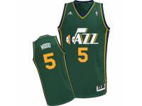 Men Adidas Utah Jazz #5 Rodney Hood Swingman Green Alternate NBA Jersey