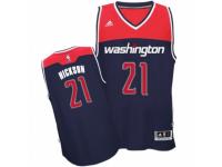 Men Adidas Washington Wizards #21 JJ Hickson Swingman Navy Blue Alternate NBA Jersey