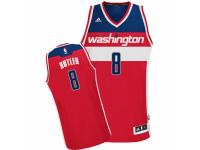 Men Adidas Washington Wizards #8 Rasual Butler Swingman Red Road NBA Jersey