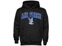 Men Air Force Falcons Midsize Arch Pullover Hoodie - Black