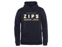 Men Akron Zips Team Strong Pullover Hoodie - Navy Blue