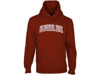 Men Alabama A&M Bulldogs Arch Name Pullover Hoodie - Maroon