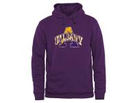 Men Albany Great Danes Classic Primary Pullover Hoodie - Purple