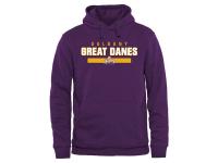 Men Albany Great Danes Team Strong Pullover Hoodie - Purple