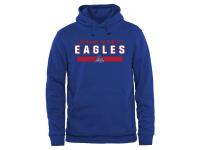 Men American Eagles Team Strong Pullover Hoodie - Royal Blue