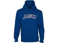 Men Angelo State Rams Arch Name Pullover Hoodie - Royal Blue