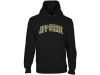 Men Appalachian State Mountaineers Arch Name Pullover Hoodie - Black