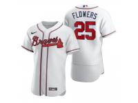 Men Atlanta Braves Tyler Flowers Nike White 2020 Jersey